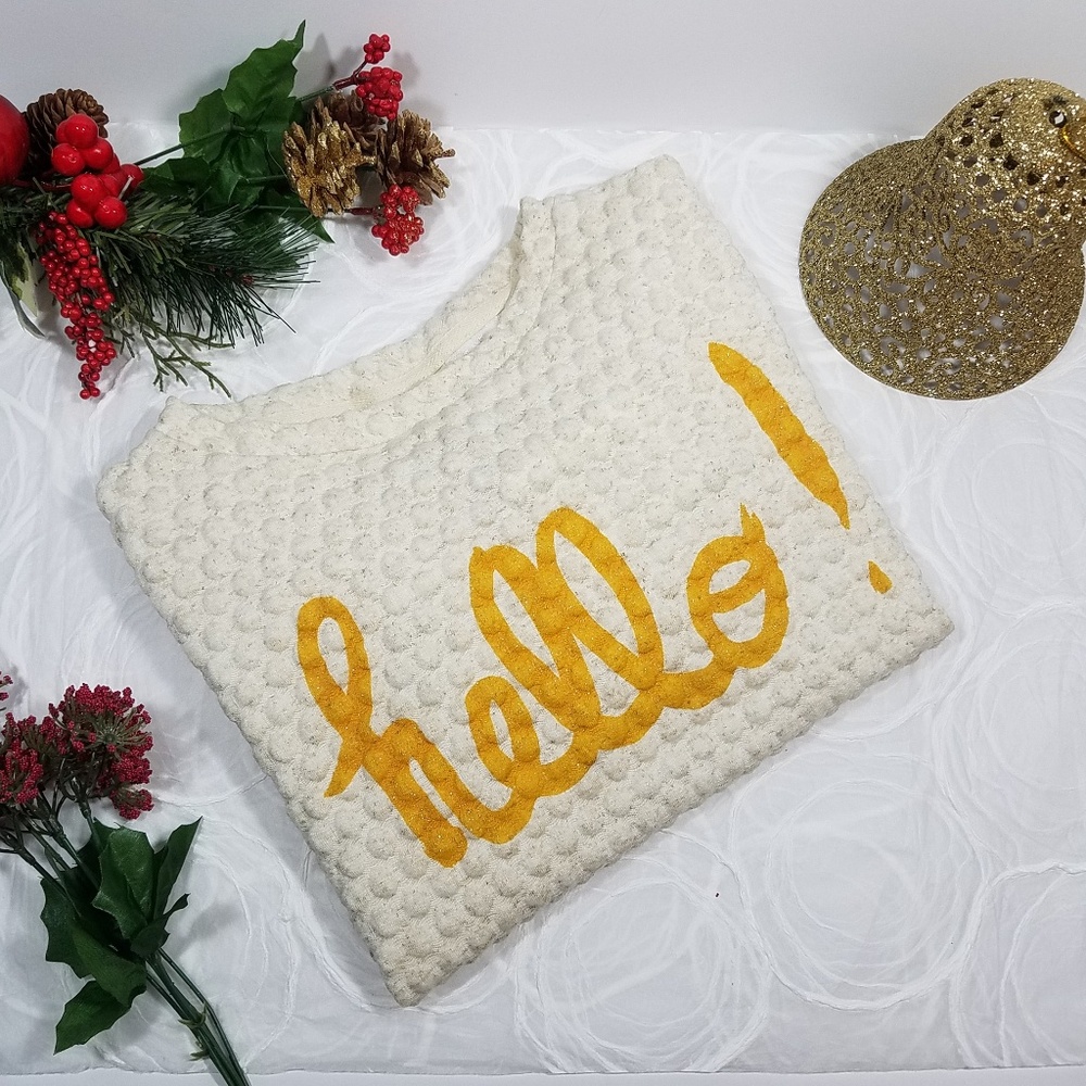 ZARA GIRLS HONEY COMB SWEATSHIRT